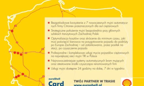 Karty flotowe euroShell akceptowane na myjniach Citronex Group