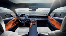 Lexus LC wyróżniony przez Ward’s Auto BIZNES, Motoryzacja - Nowy Lexus LC, flagowe coupé japońskiego producenta samochodów luksusowych, został zaliczony przez amerykański magazyn Ward’s AutoWorld do dziesiątki aut o najlepszych wnętrzach. To kolejna prestiżowa nagroda dla tego modelu, który właśnie trafia na rynek.