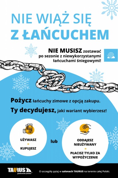 Taurus rusza z usługą wypożyczenia łańcuchów śniegowych