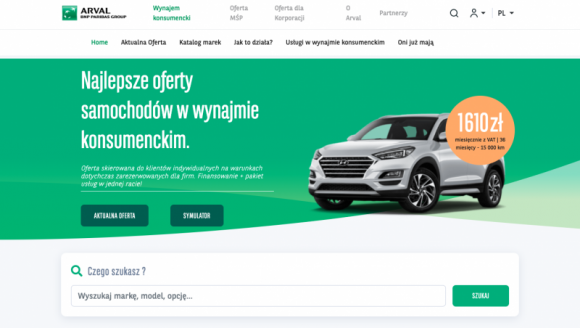 Arval startuje z wynajmem długoterminowym aut dla klientów indywidualnych