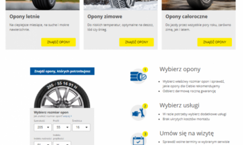 Sieć Premio uruchomiła w Polsce sprzedaż opon online