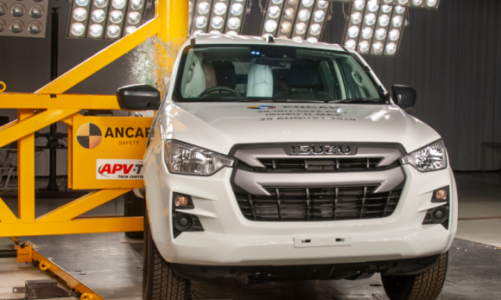 ISUZU D-MAX z 5 gwiazdkami Euro NCAP